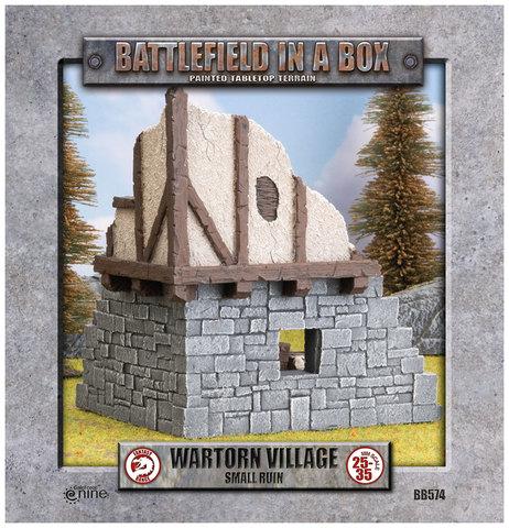 Battlefield in a Box - Wartorn Village - Small Ruin