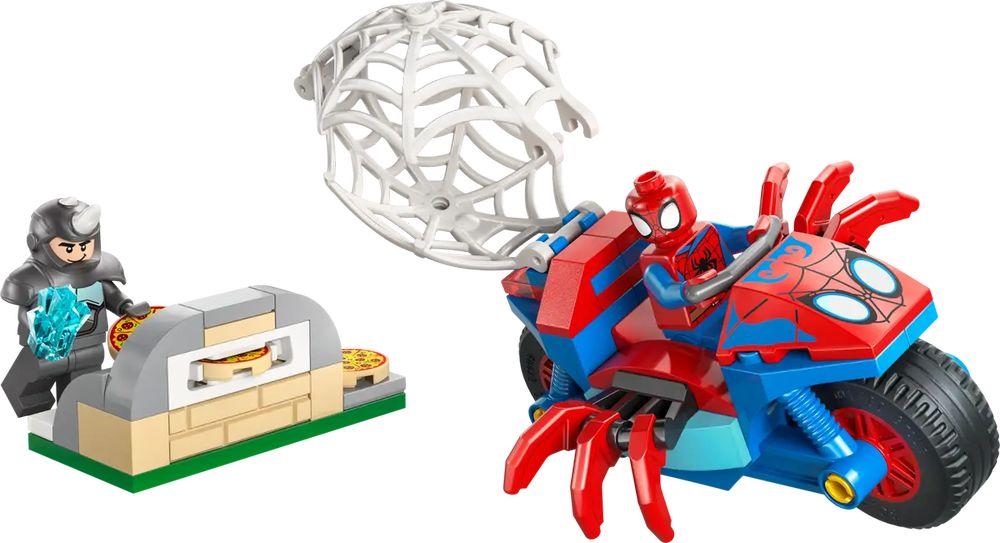 LEGO Marvel Spidey und seine Super Freunde Spidey auf Motorrad vs. Rhino