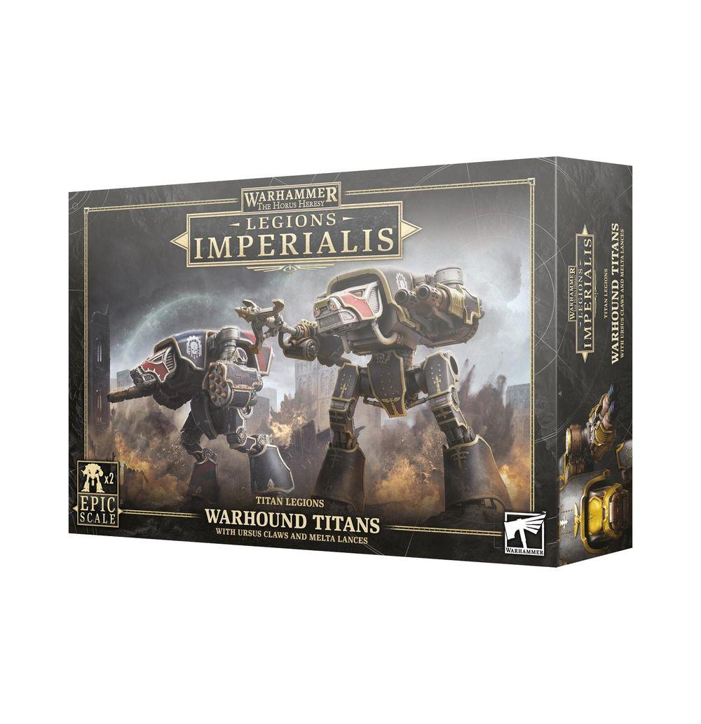 Legions Imperialis: Warhound Titans W/Ursus Claws & Melta Lances