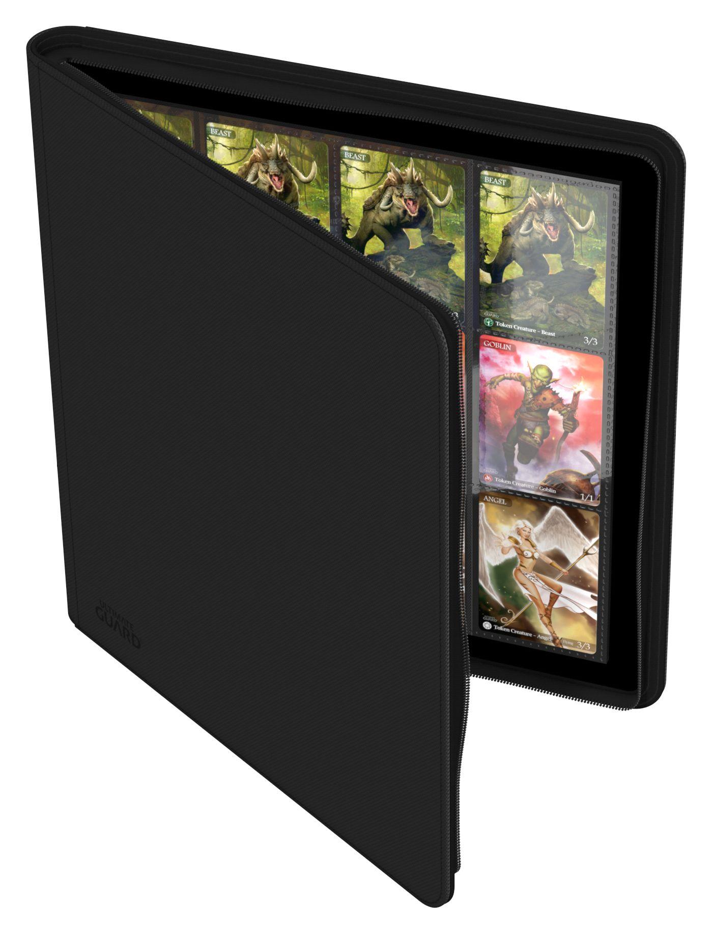 Ultimate Guard 12-Pocket QuadRow ZipFolio XenoSkin Schwarz