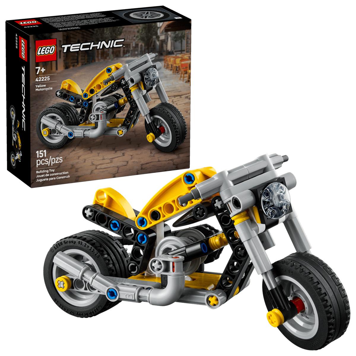 LEGO TECHNIC Gelbes Motorrad