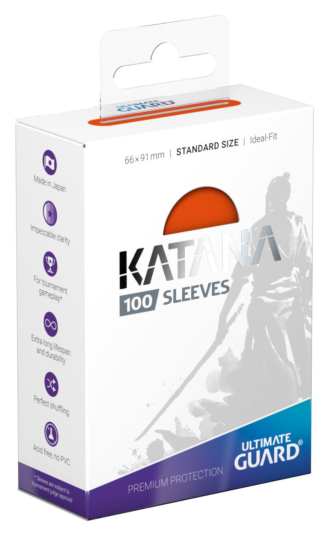 Ultimate Guard Katana Sleeves Standardgröße Orange (100)