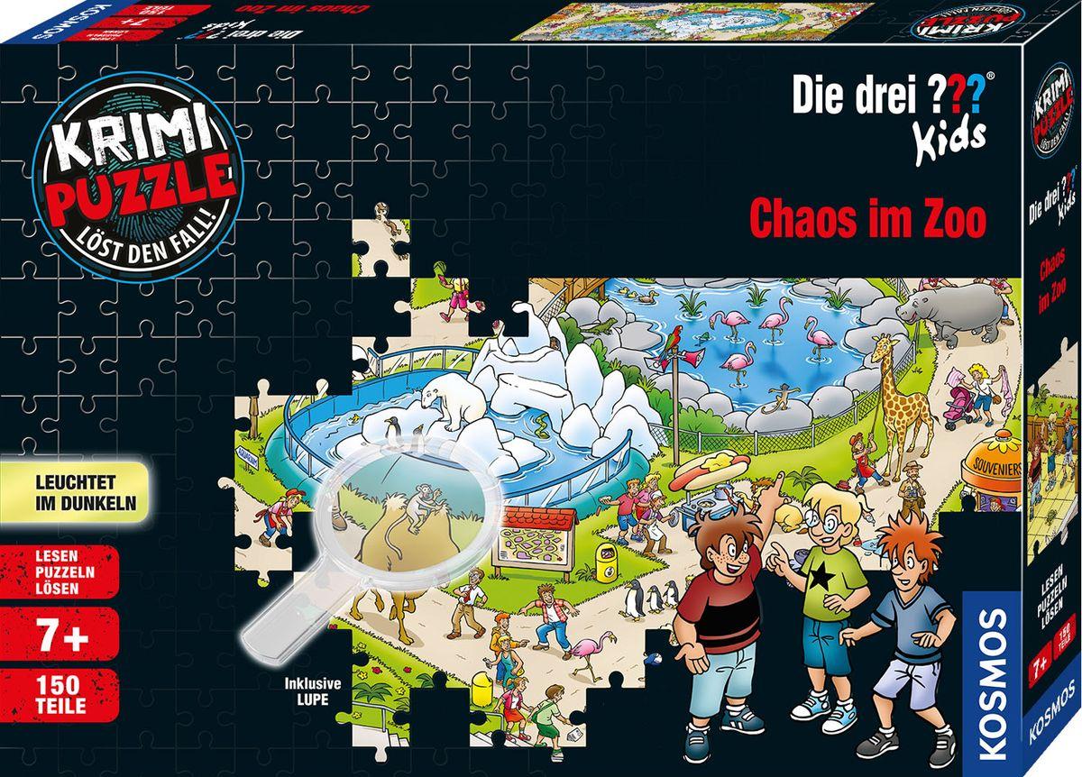Krimipuzzle: ??? Kids - Chaos im Zoo (150 Teile)