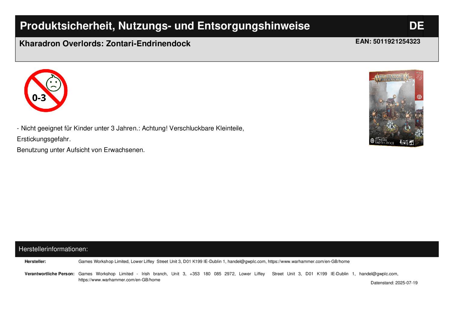 Kharadron Overlords: Zontari-Endrinendock