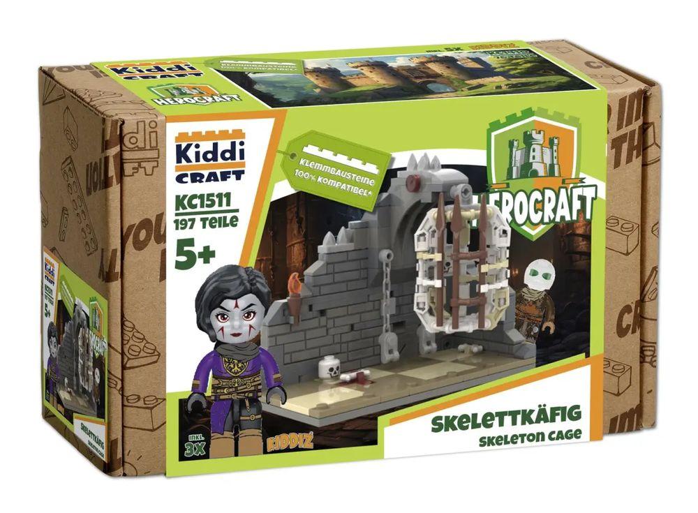 Kiddicraft KC1511 Dungeon Skelett-Käfig