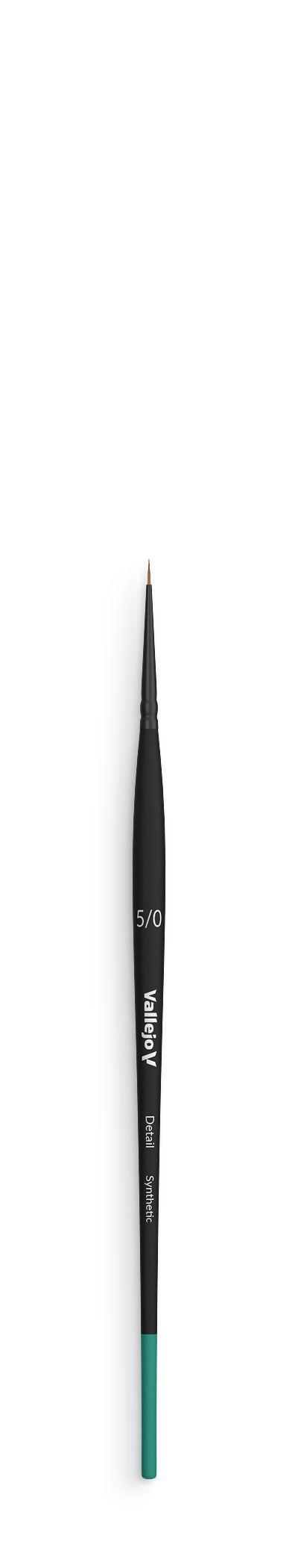 Round Synthetic Brush No. 5/0 - Detail