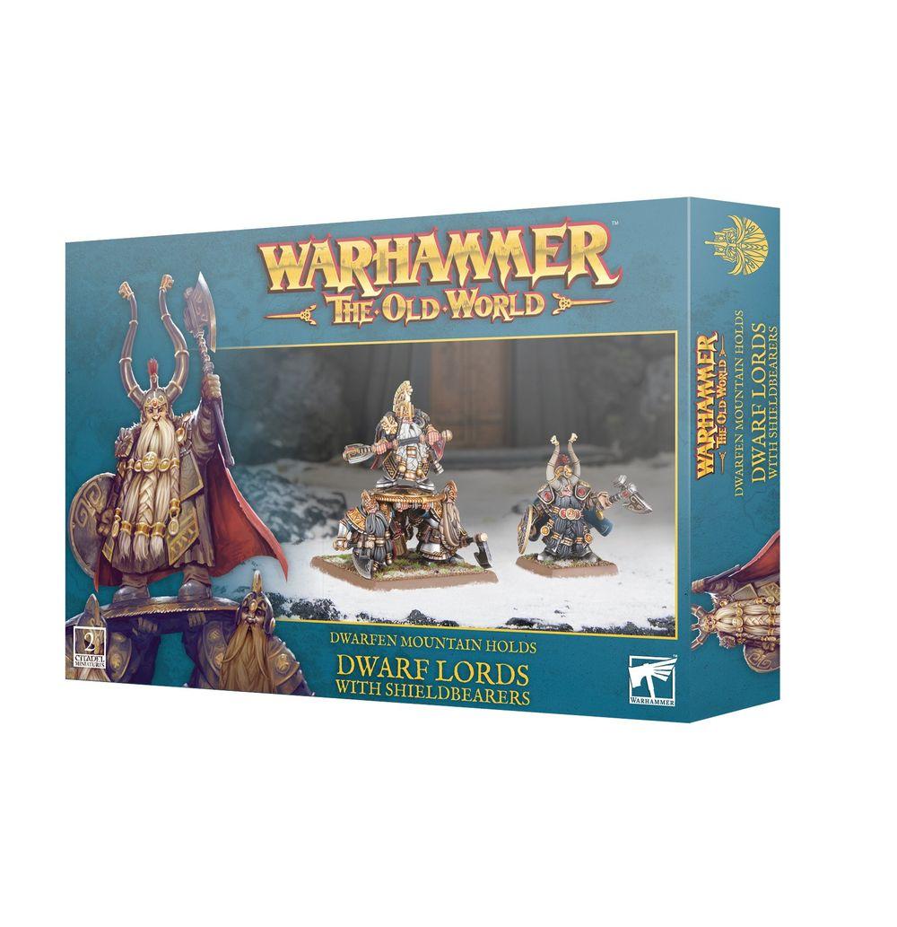 Dwarfen Mountain Holds: Dwarf Lords wih Shieldbearers