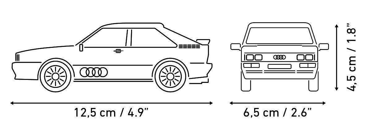 Audi quattro 1980 white