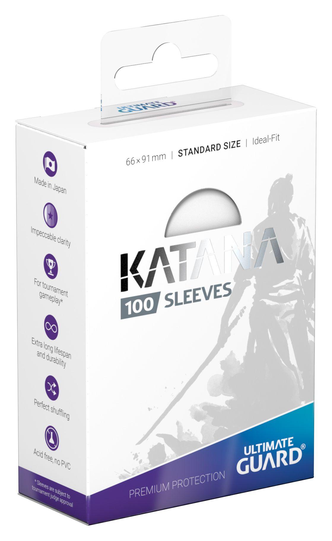 Ultimate Guard Katana Sleeves Standardgröße Transparent (100)