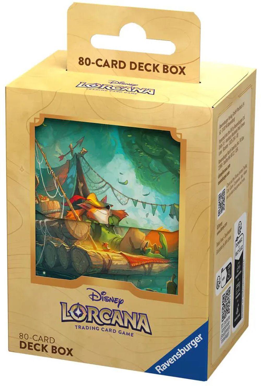 Lorcana Die Tintenlande Deck Box Robin Hood