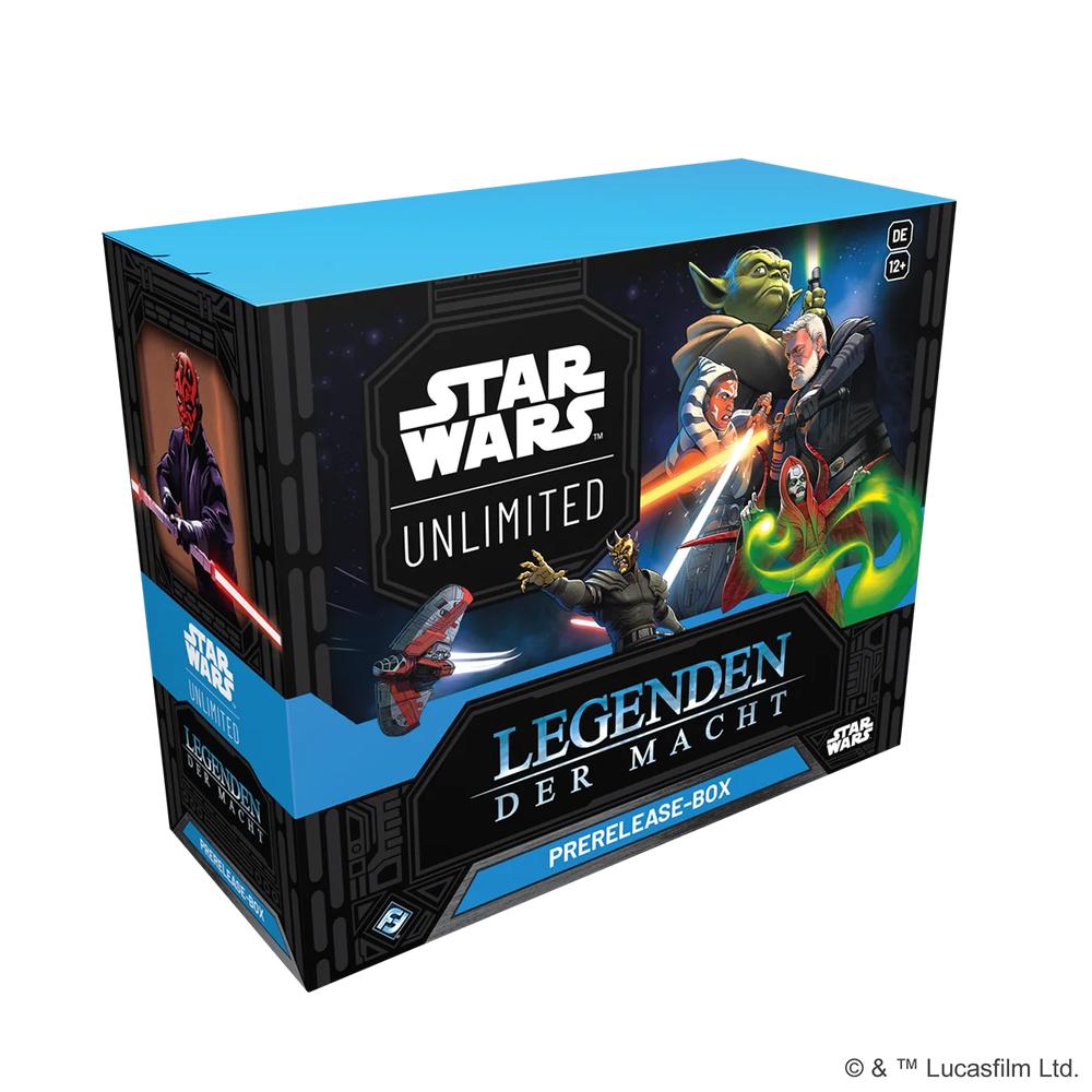 Star Wars: Unlimited - Legenden der Macht (Prerelease-Box) Star Wars: Unlimited - Legenden der Macht (Prerelease-Box)