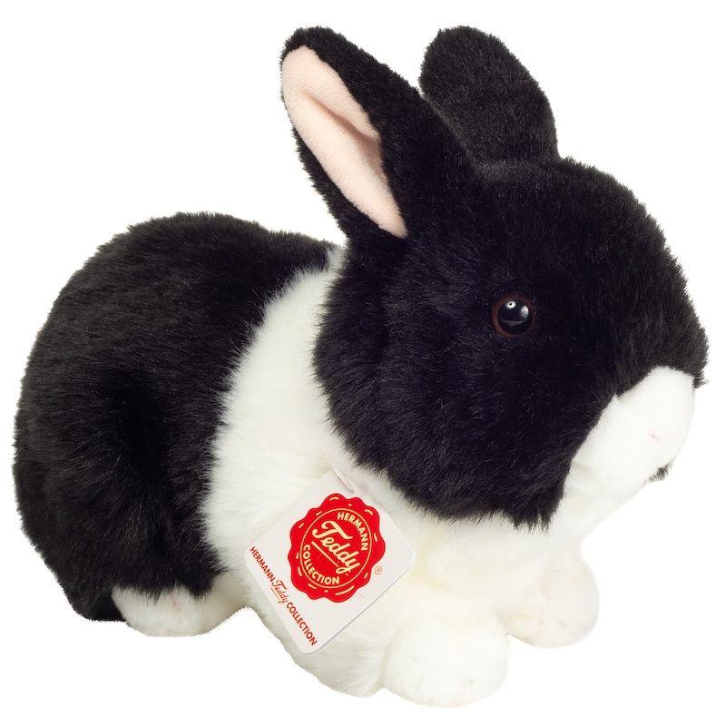 Hase schwarz-weiß 23 cm