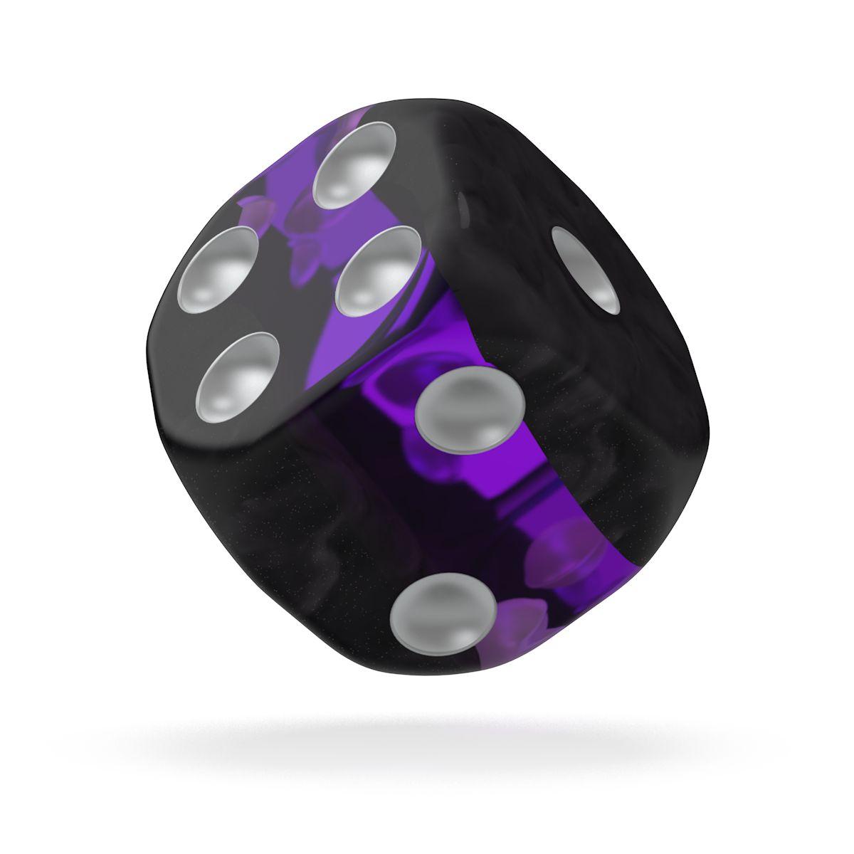 Oakie Doakie Dice D6 Dice 16 mm Enclave - Amethyst (12)