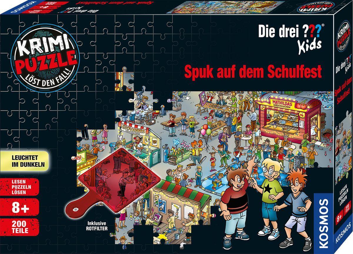 Krimipuzzle: ??? Kids - Spuk auf dem Schulfest (200 Teile)