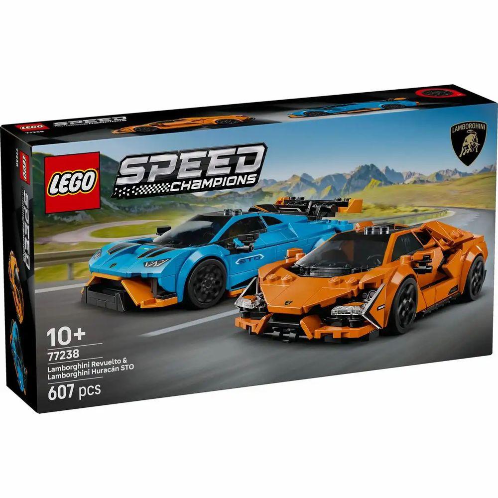 LEGO SPEED CHAMPIONS Lamborghini Revuelto und Huracán STO