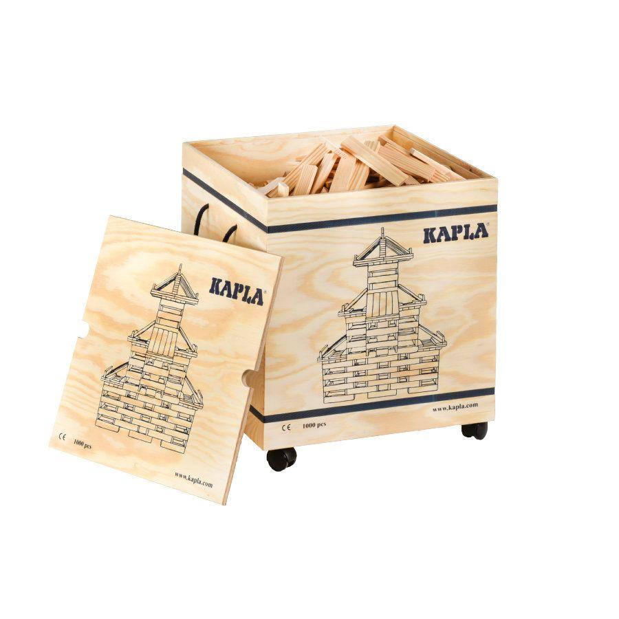Kapla Naturplättchen 1000er Kiste