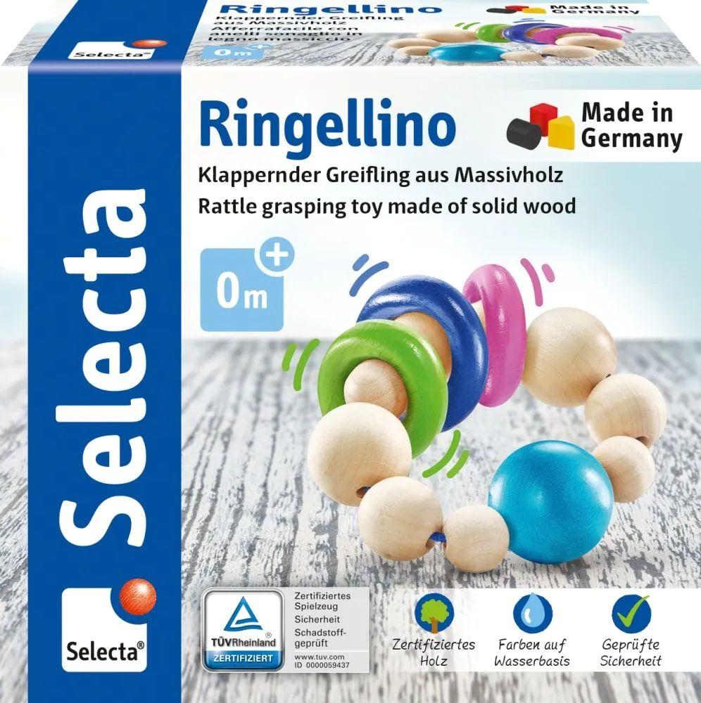 Ringellino, klappernder Greifling, 8,5 cm