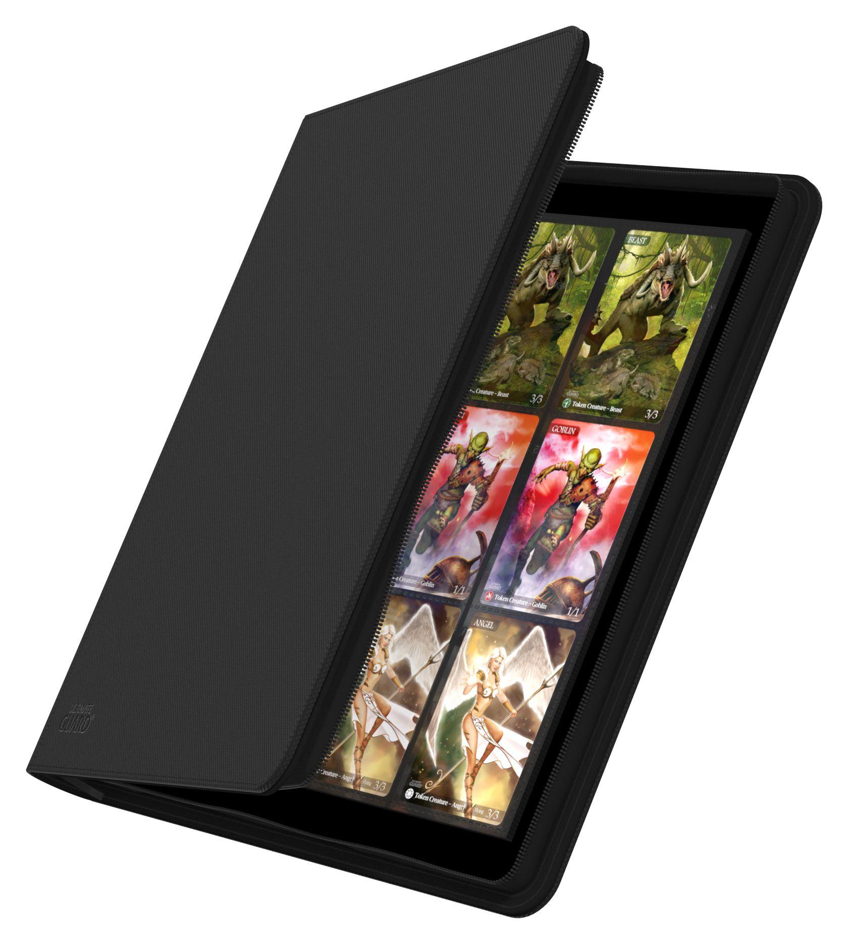 Ultimate Guard 12-Pocket QuadRow ZipFolio XenoSkin Schwarz