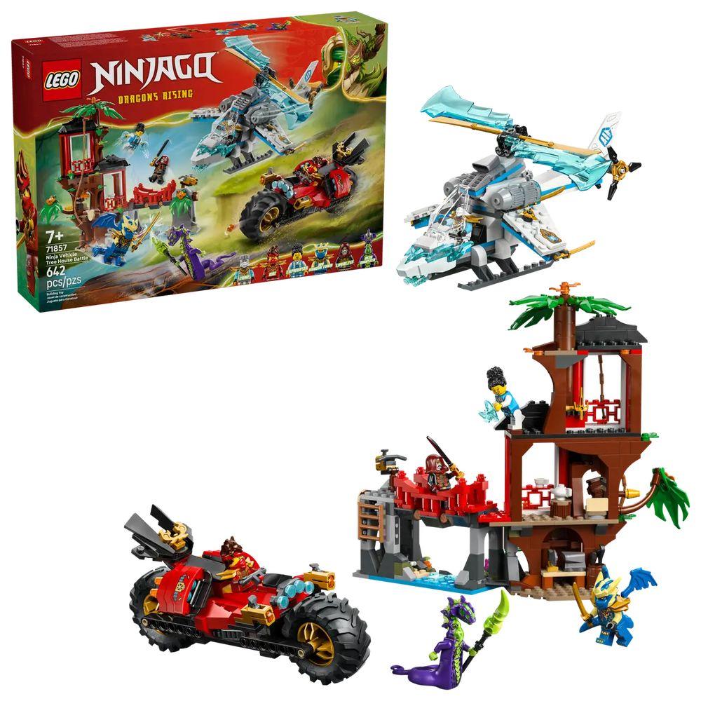 LEGO NINJAGO Showdown am Baumhaus mit dem Ninja Bike