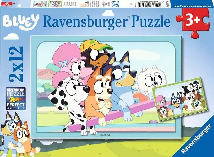 Kinderpuzzle ab 3 Jahren - Spaß mit Bluey - 12 Teile Kinderpuzzle ab 3 Jahren - Spaß mit Bluey - 12 Teile
