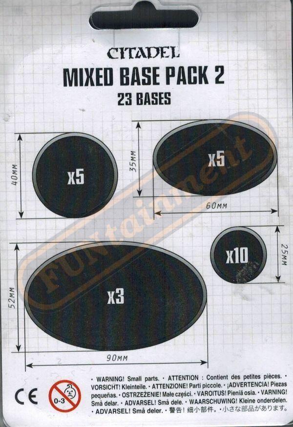 Zubehör Citadel Mixed Base Pack 2 (23 Bases)
