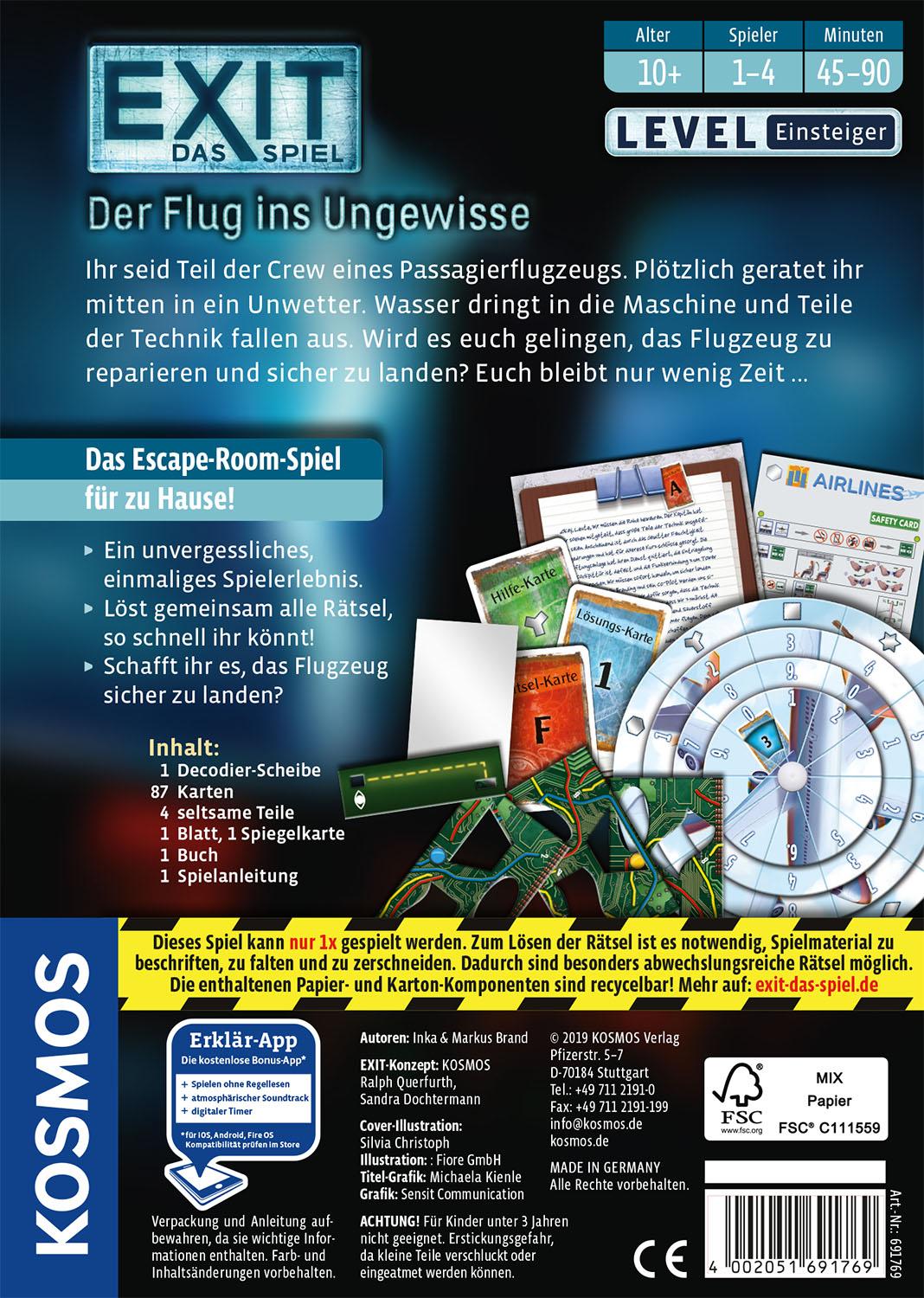 EXIT - Das Spiel: Der Flug ins Ungewisse EXIT - Das Spiel: Der Flug ins Ungewisse