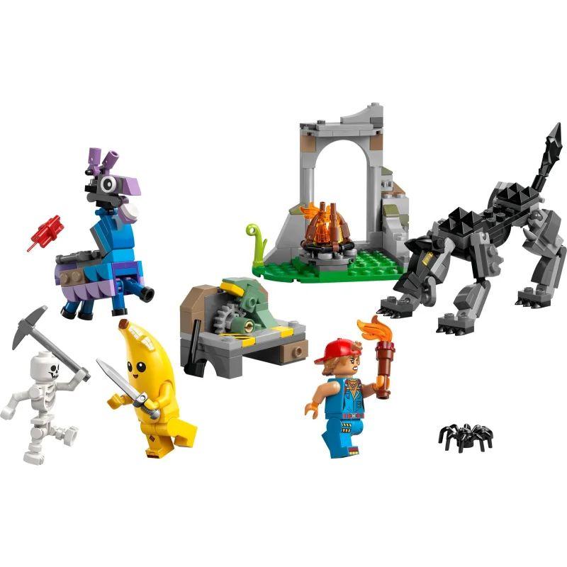 LEGO FORTNITE Das Lager von Schali und der Zündkerzenkünstlerin