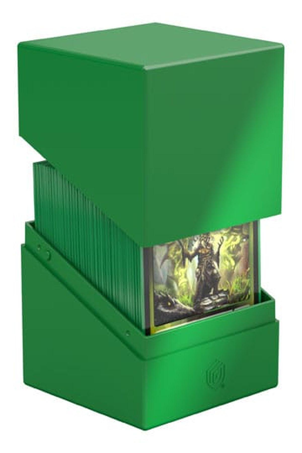 Ultimate Guard Boulder Deck Case 100+ Solid Grün