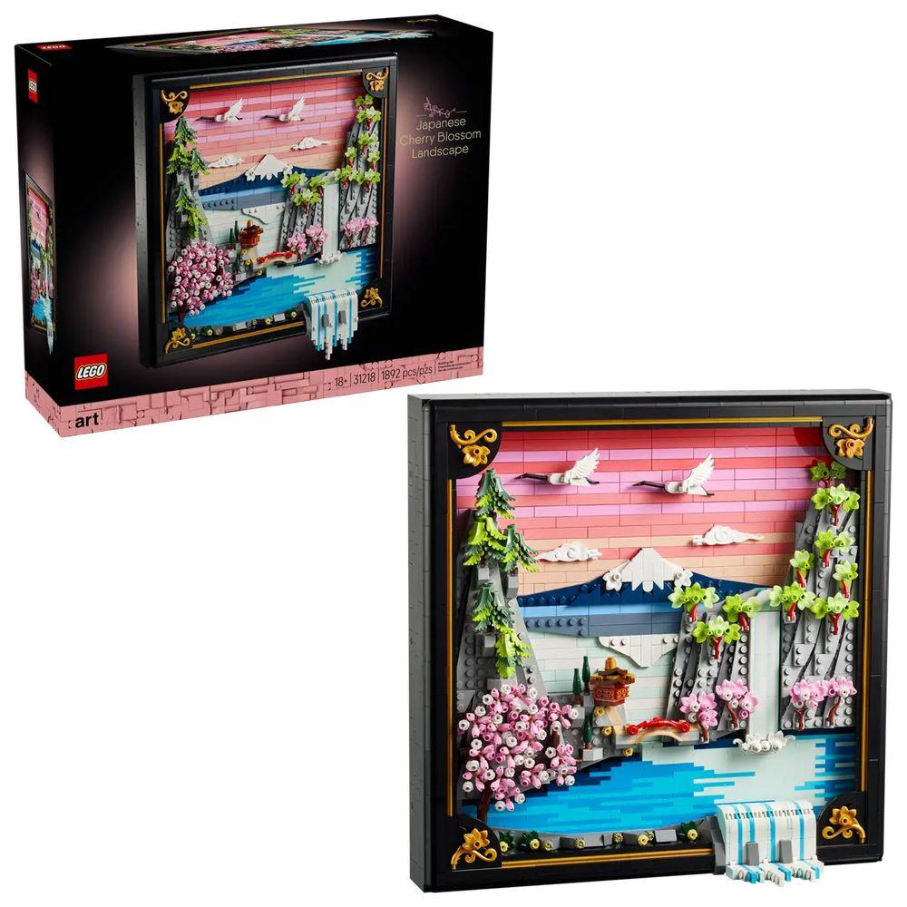 LEGO Art Japanische Kirschblütenlandschaft