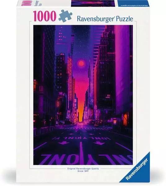 Puzzle 1000 Teile - New York in Neon