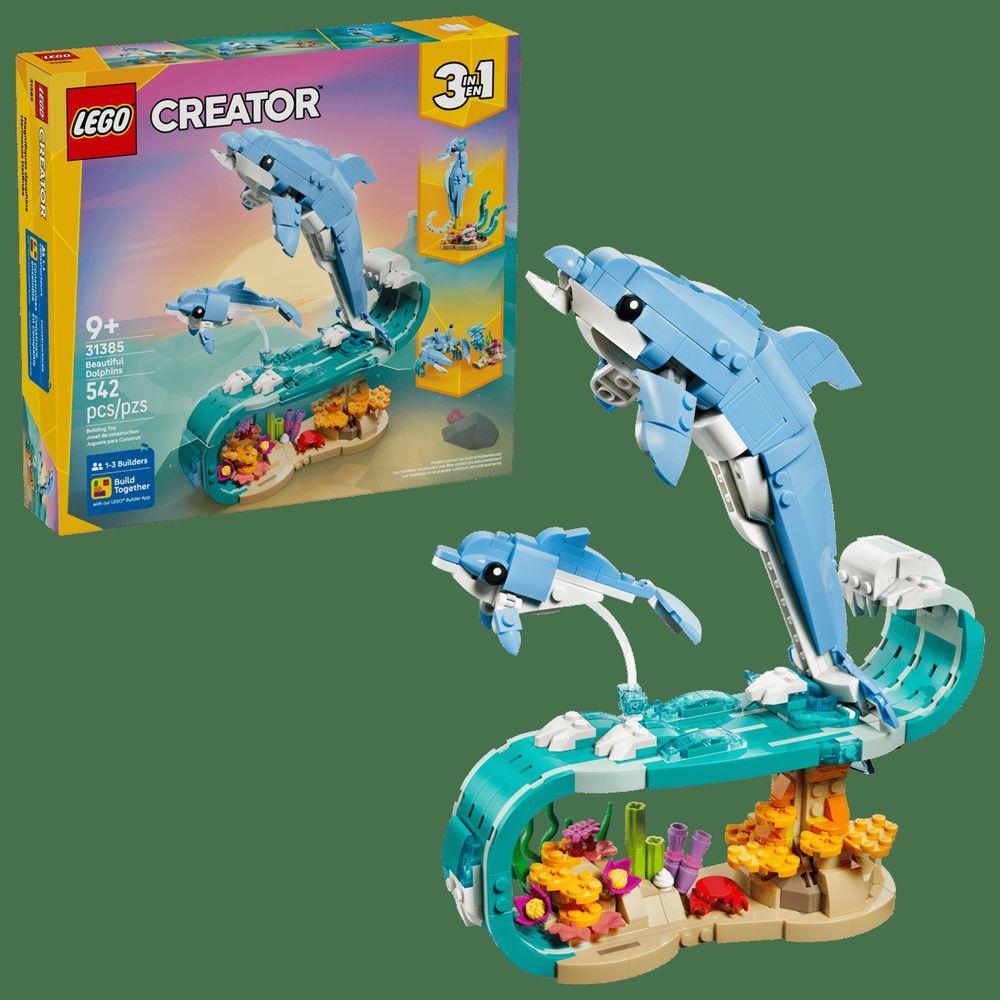 LEGO CREATOR Meerestiere Wunderschöne Delfine