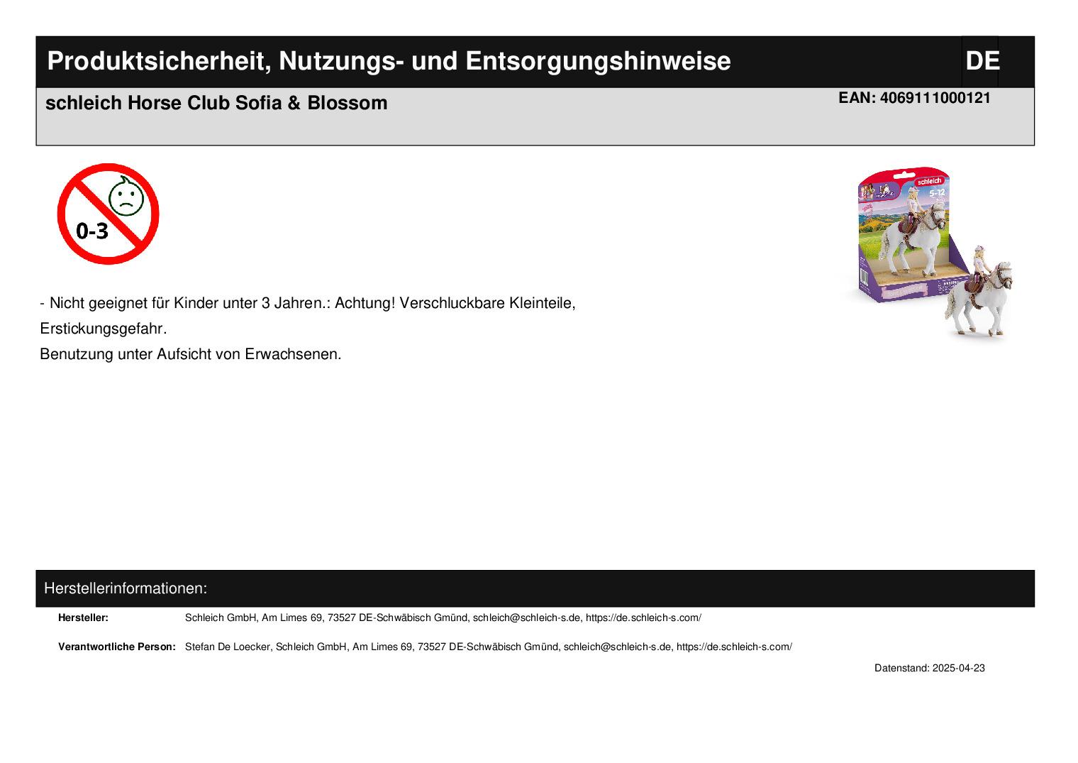 schleich Horse Club Sofia & Blossom
