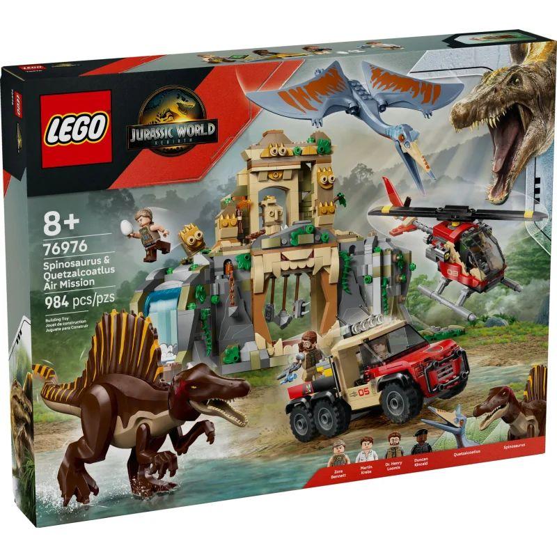 LEGO Jurassic World Spinosaurier & Quetzalcoatlus: Hubschrauber-Einsatz