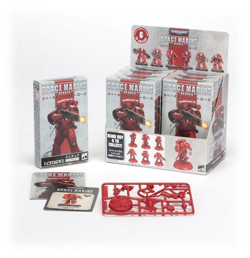 Space Marine Heroes 2023 Blood Angels Collection Two Display