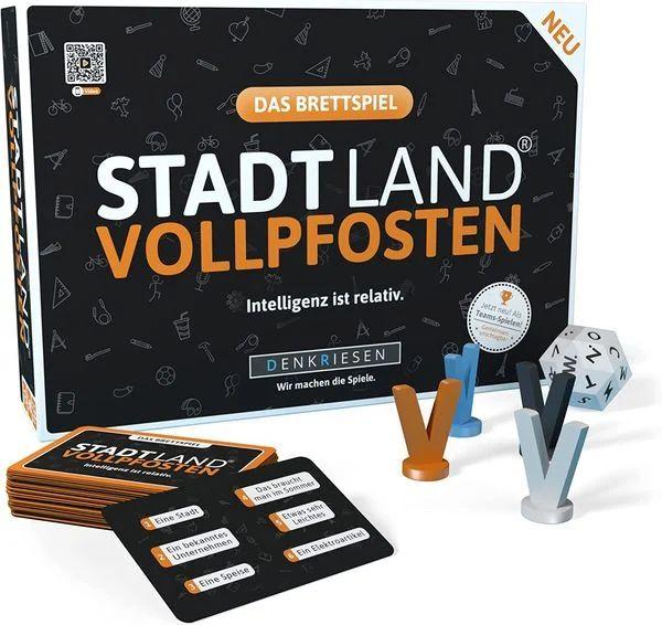 STADT-LAND VOLLPFOSTEN® Brettspiel - "Intelligenz ist relativ."