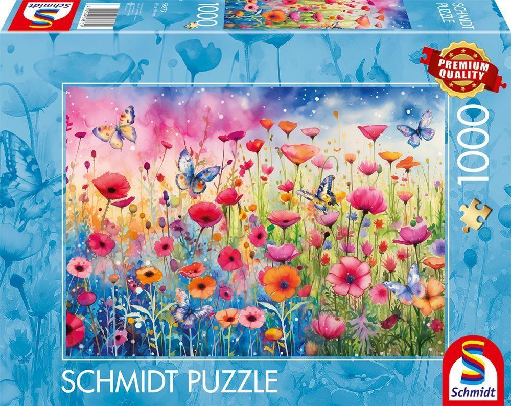 Mohnblumenwiese, 1.000 Teile Puzzle