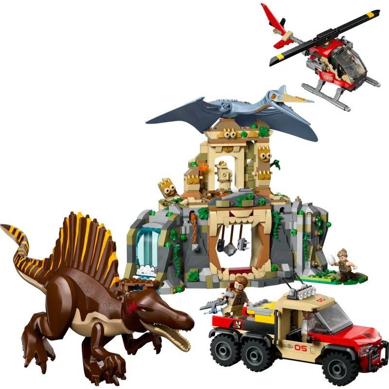 LEGO Jurassic World Spinosaurier & Quetzalcoatlus: Hubschrauber-Einsatz