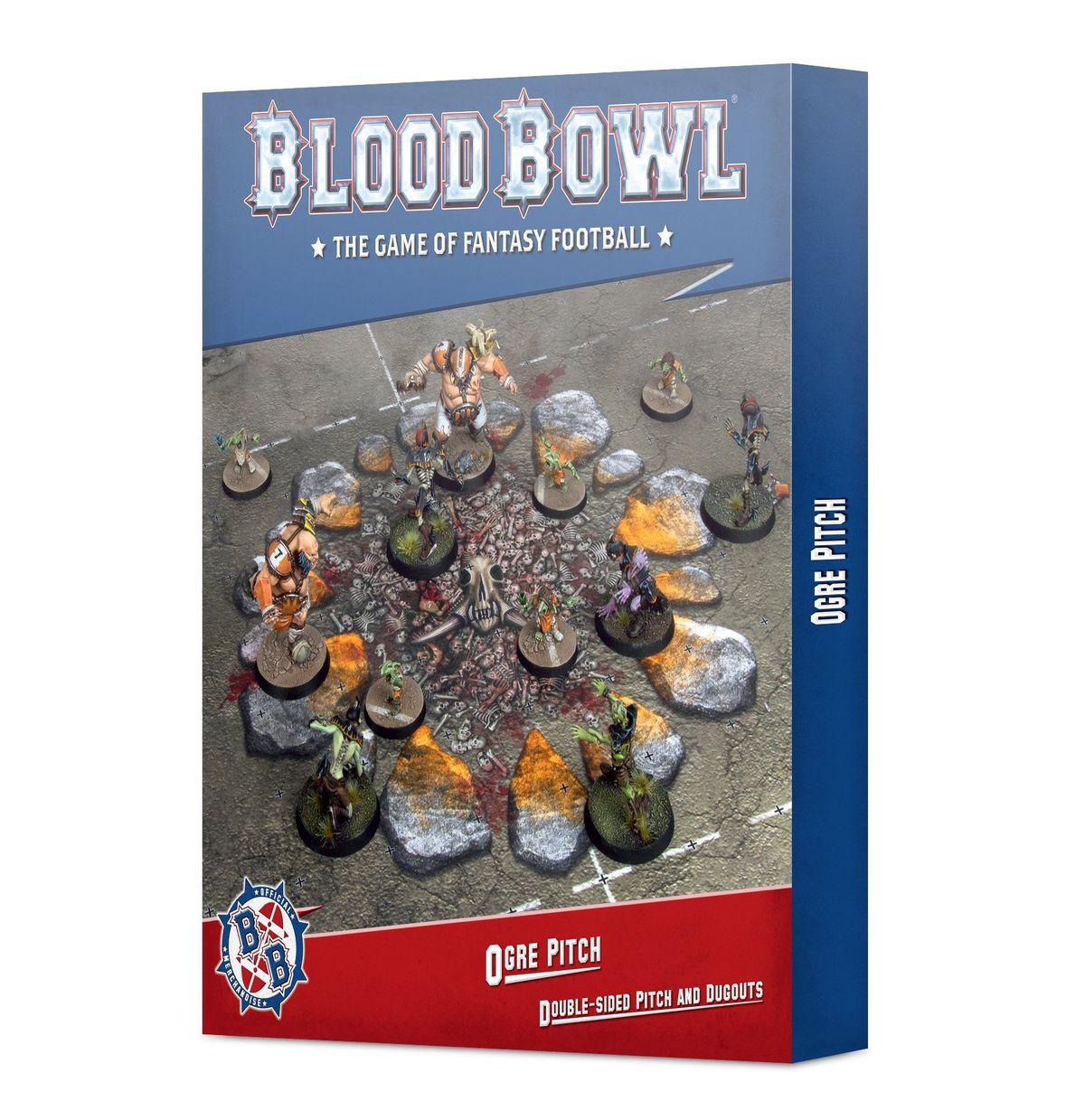 Blood Bowl Ogre Team Pitch & Dugouts