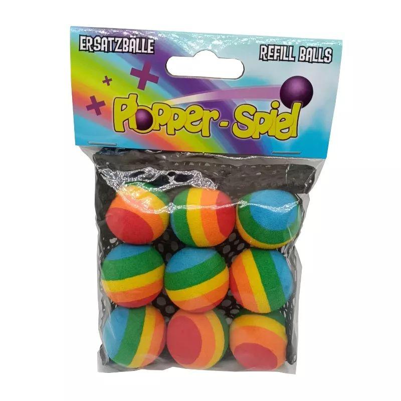 Plopper Ersatzbälle Regenbogen 9er-Pack
