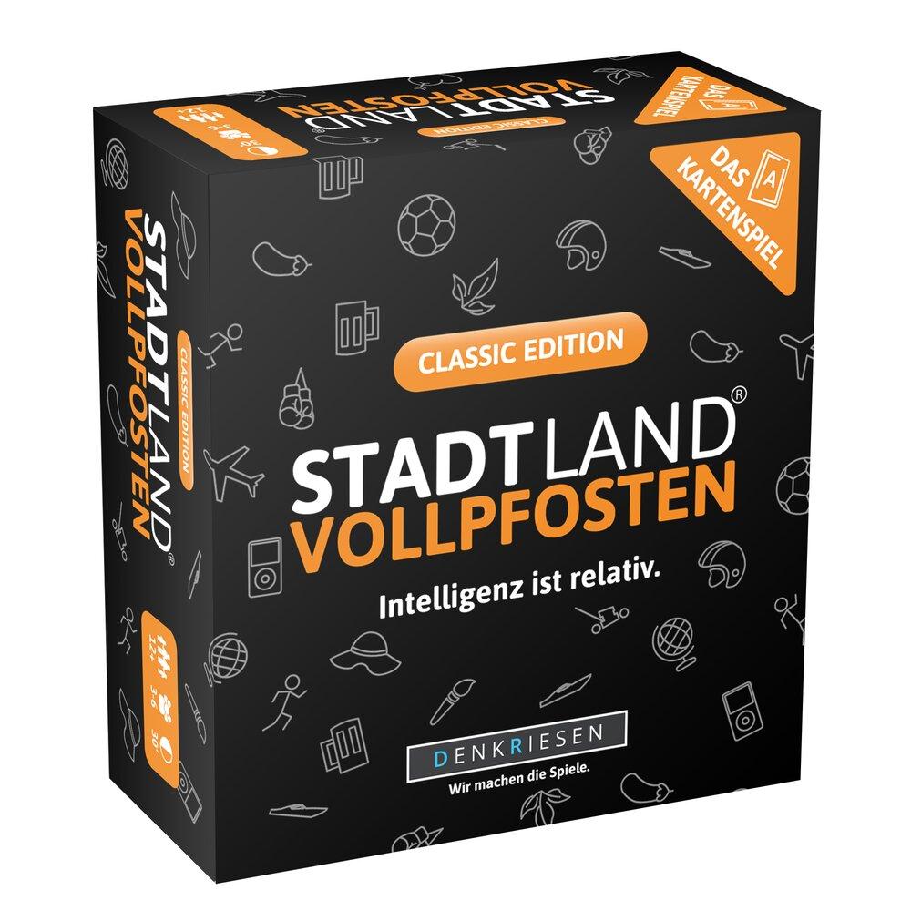 Stadt Land Vollpfosten - Das Kartenspiel