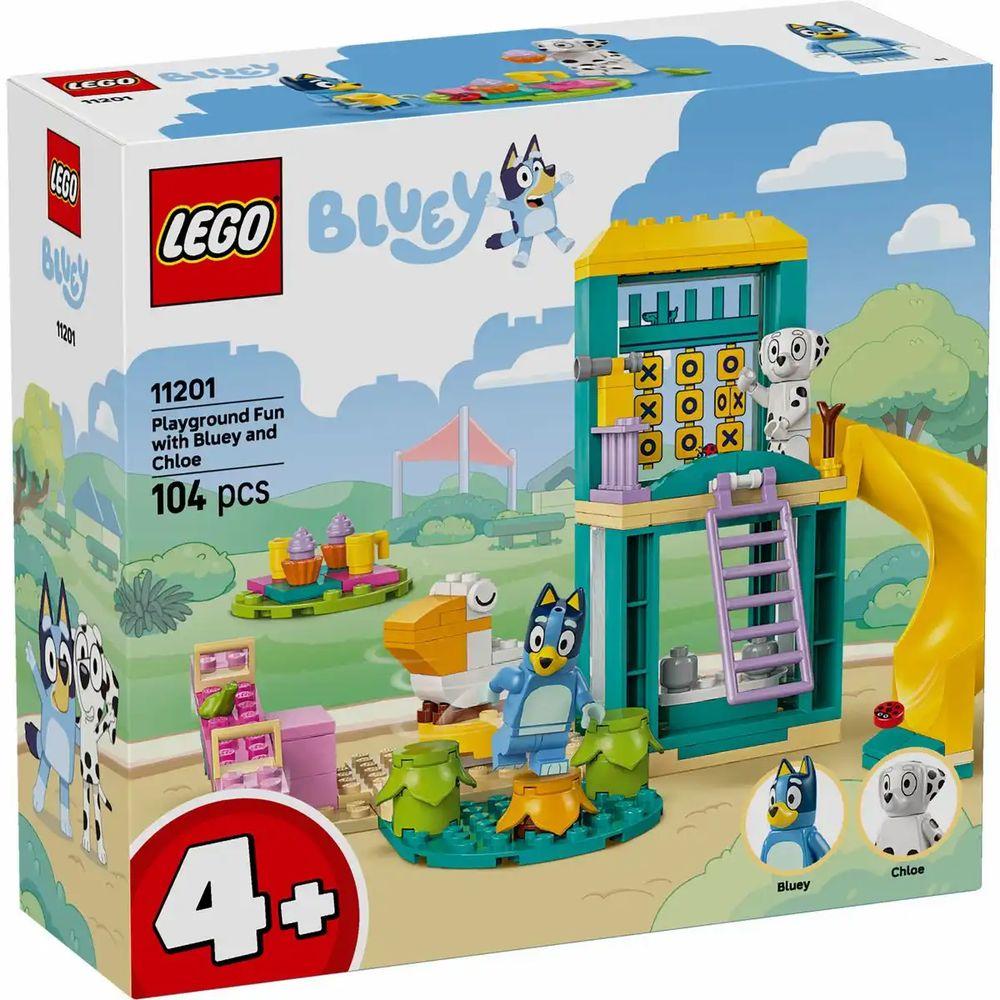 LEGO Bluey Bluey und Chloe auf dem Spielplatz