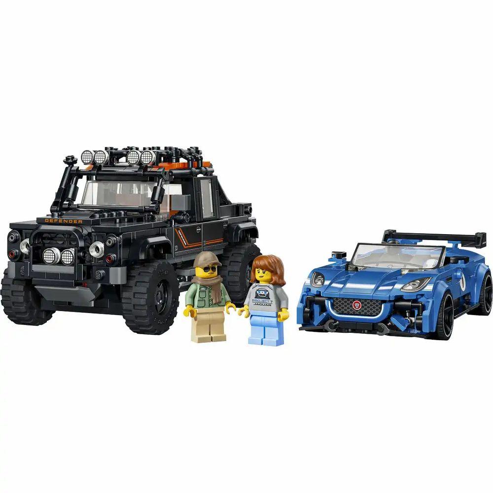 LEGO SPEED CHAMPIONS Jaguar Project 7 & Land Rover Defender