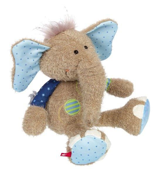 Elefant blau Patchwork Sw