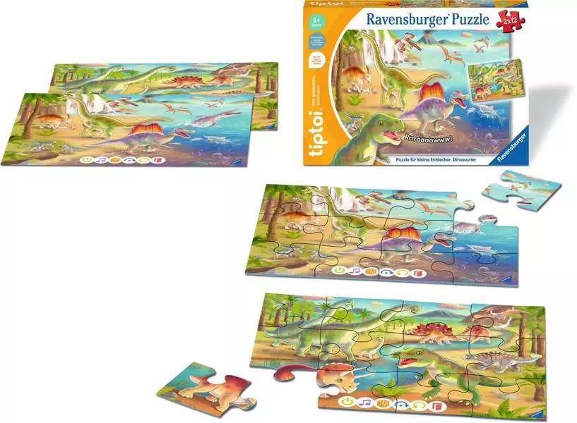 tiptoi Puzzle für kleine Entdecker: Dinosaurier - Kinderpuzzle ab 3 Jahren