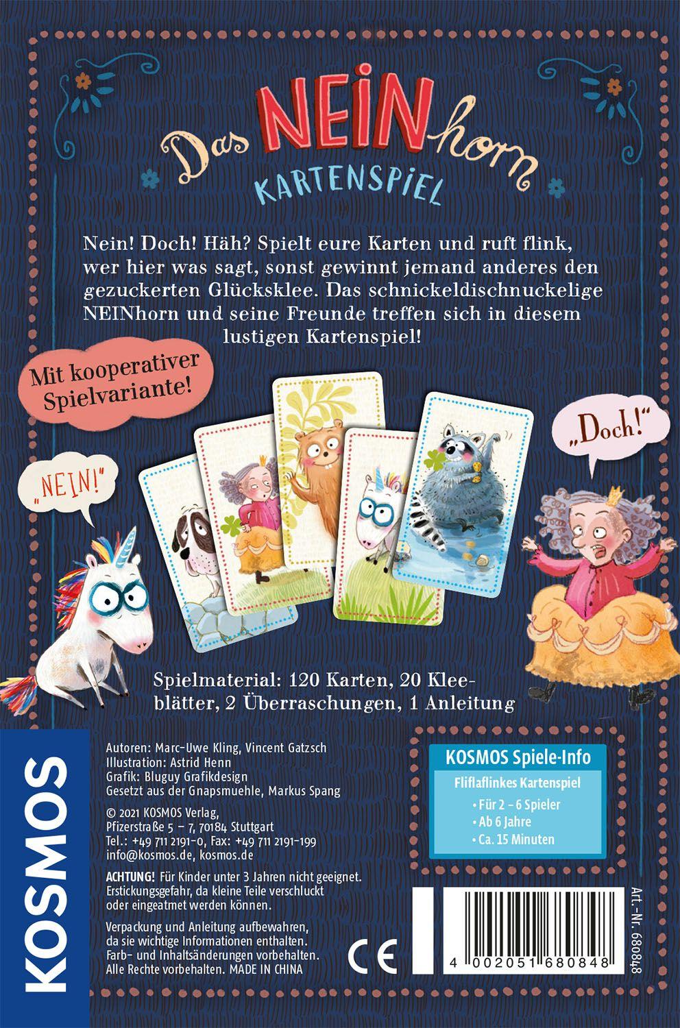 Das NEINhorn - Kartenspiel 