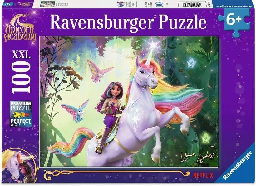 Kinderpuzzle 100 XXL Teile - Unicorn Academy - Sophia und Wildstar