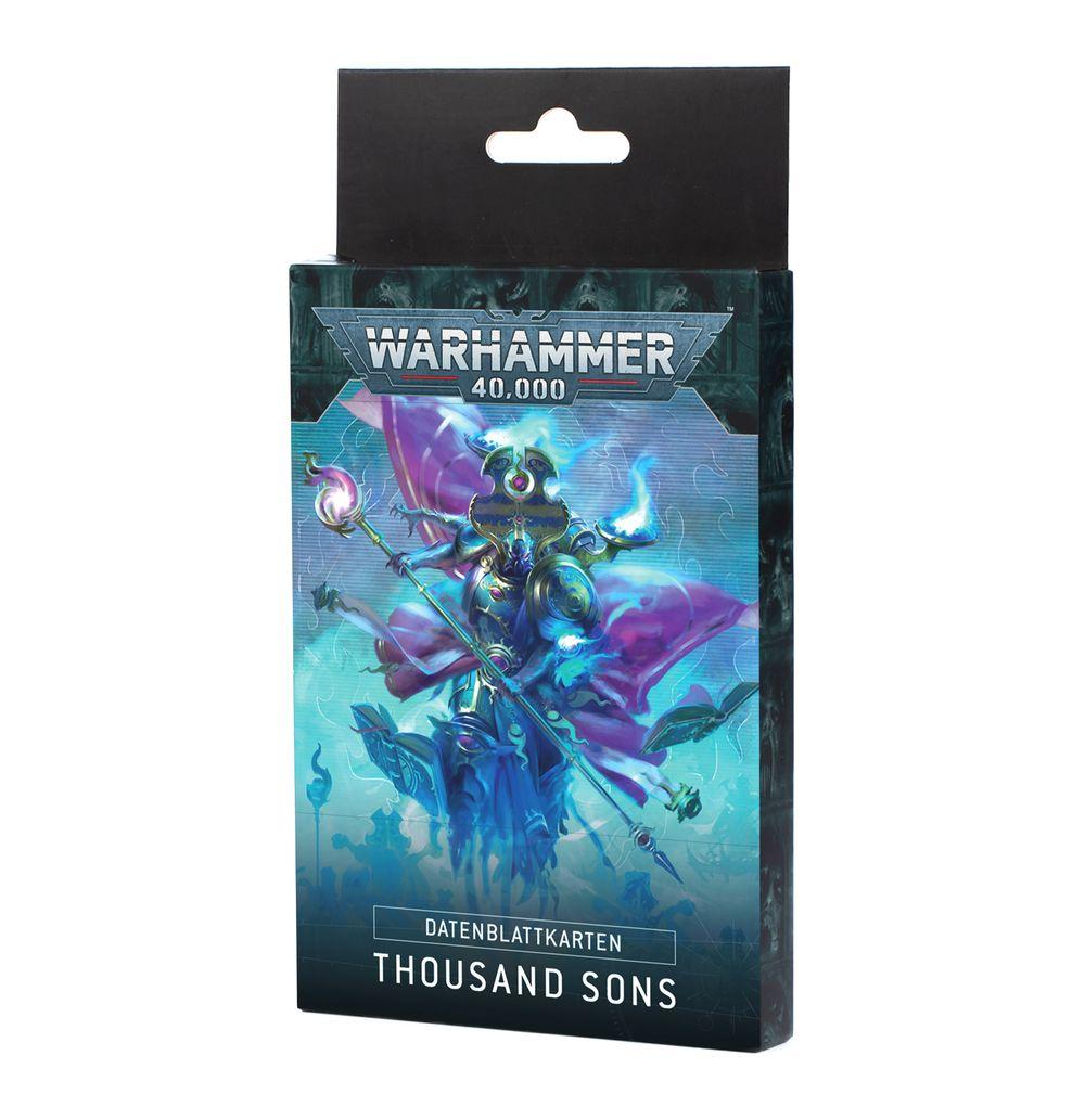 Datenblattkarten: Thousand Sons deutsch