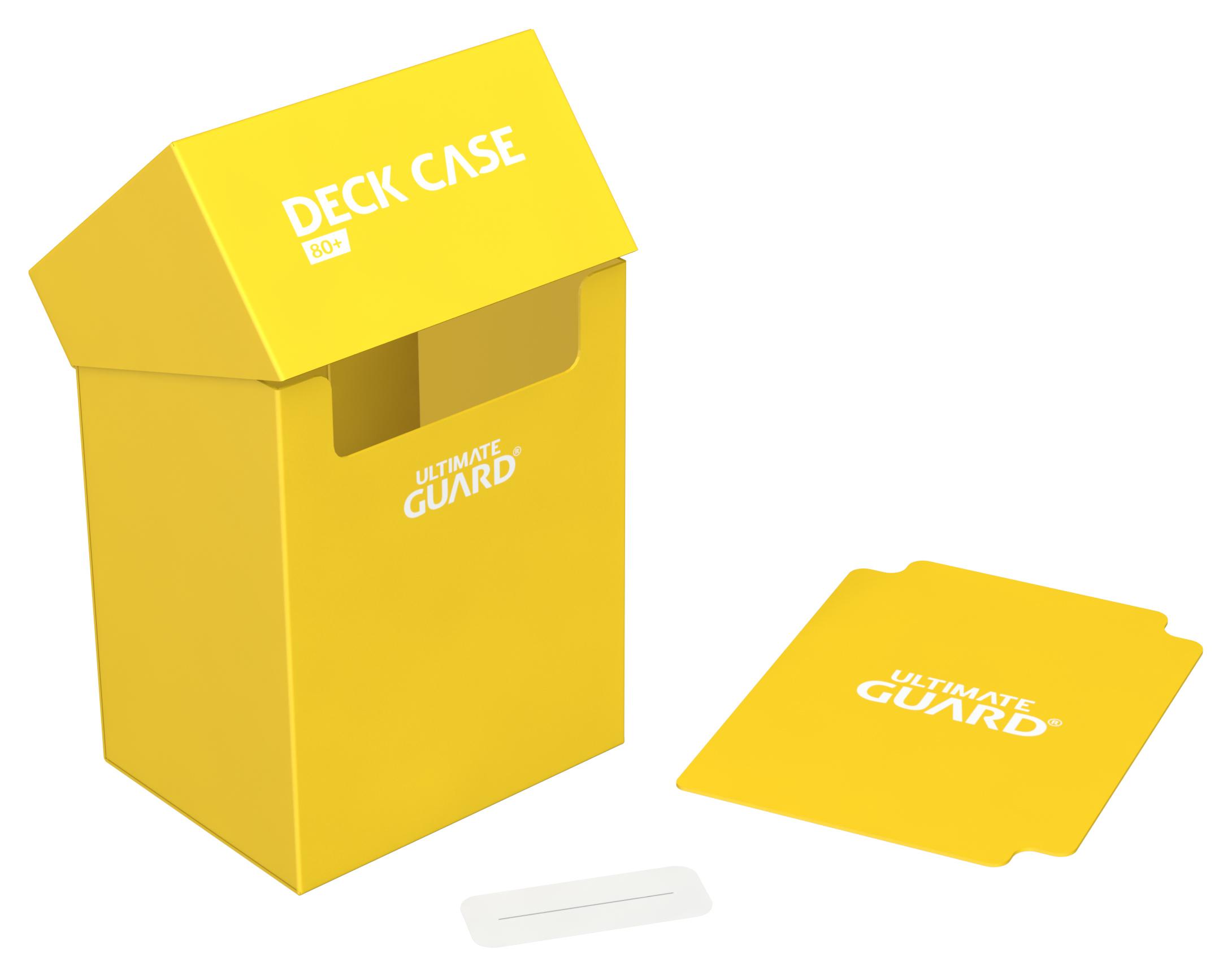 Ultimate Guard Deck Case 80+ Standardgröße Gelb