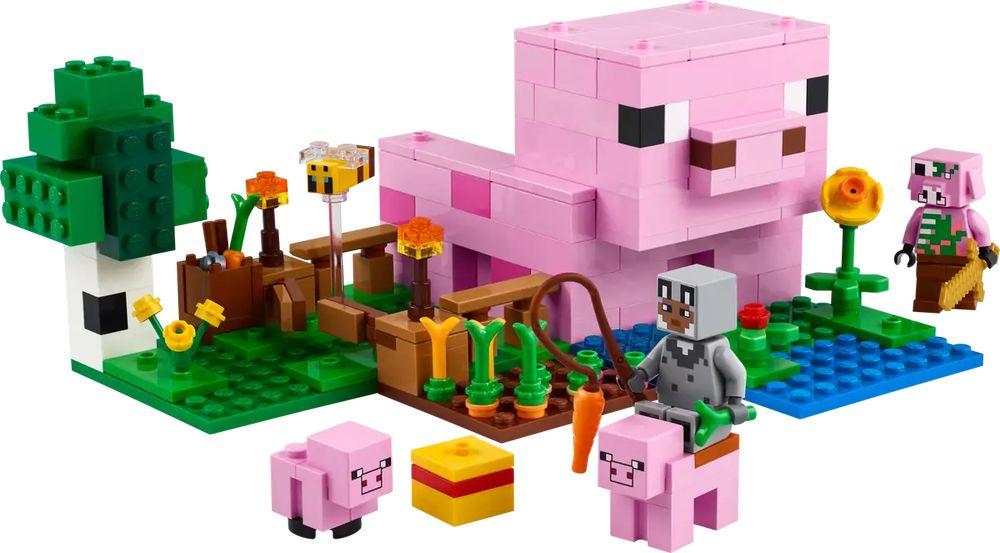 LEGO Minecraft Das Babyschwein Haus