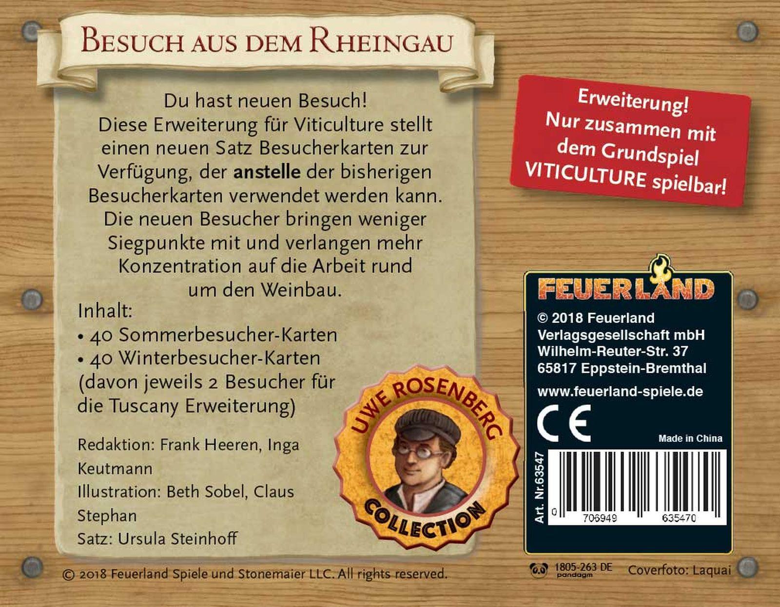 Viticulture Besuch aus dem Rheingau (Erweiterung)